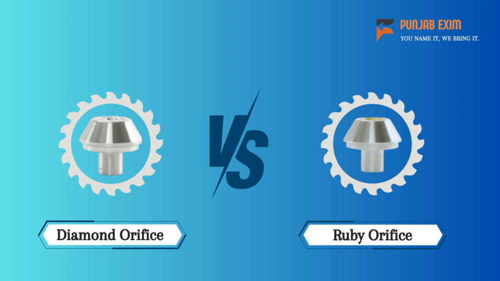 diamond orifice Vs ruby orifice in waterjet cutting